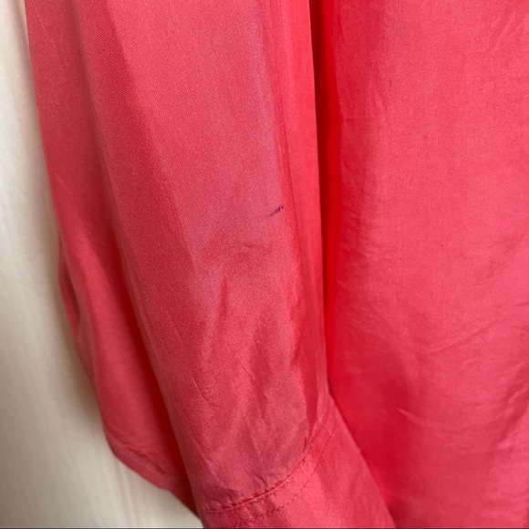 Silk Button Down Top - Picture 9 of 10